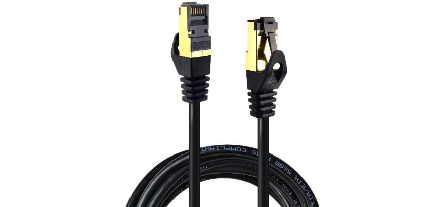 NILOX TECH - Cavo di rete Ethernet RJ45 CAT 7, lunghezza cavo 2 mt, maschio a maschio. frequenze fino a 600 MHz