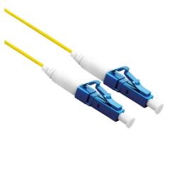 NILOX TECH - Cavo Fibra 9/125µm, lunghezza cavo 10 mt, rivestimento "Low-Smoke Zero-Halogen", cavo ad unica fibra Simplex, connettori LC/LC, UPC
