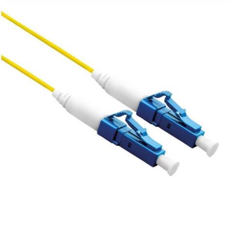 CAVO FIBRA 9/125µm, OS2, LC/LC, UPC, SIMPLEX, LSOH, GIALLO, MT. 5