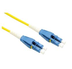 NILOX TECH - Cavo Fibra 9/125µm, lunghezza cavo 15 mt, rivestimento "Low-Smoke Zero-Halogen", cavo ad unica fibra Simplex, connettori LC/LC, UPC