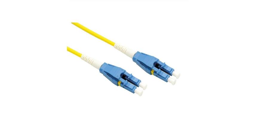 NILOX TECH - Cavo Fibra 9/125µm, lunghezza cavo 15 mt, rivestimento "Low-Smoke Zero-Halogen", cavo ad unica fibra Simplex, connettori LC/LC, UPC