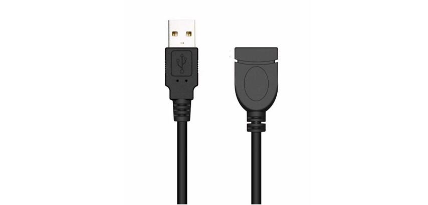 NILOX TECH - Cavo di estensione con connettore USB A 2.0 a connettore USB-A 2.0, maschio a femmina, lunghezza cavo 1.8 mt