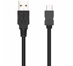 NILOX TECH - Cavo di collegamento con connettori USB-A 2.0 a connettore USB-2.0 MICRO, maschio a maschio, lunghezza cavo 0,8m , velocità di trasferimento: fino a 480 Mbps