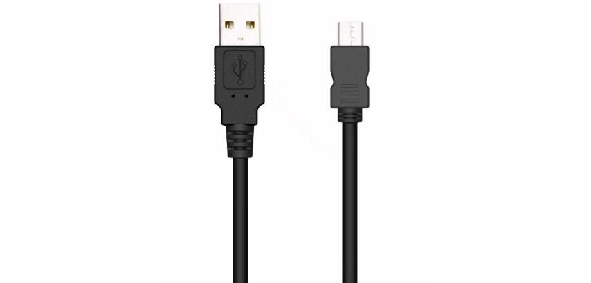 NILOX TECH - Cavo di collegamento con connettori USB-A 2.0 a connettore USB-2.0 MICRO, maschio a maschio, lunghezza cavo 0,8m , velocità di trasferimento: fino a 480 Mbps