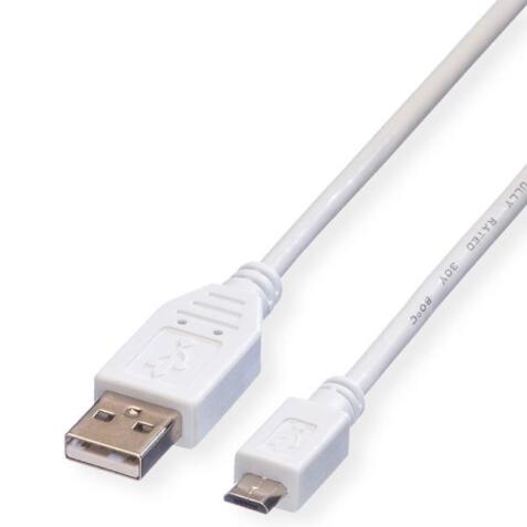 CAVO USB A - MICRO B MT 0.80 BIANCO