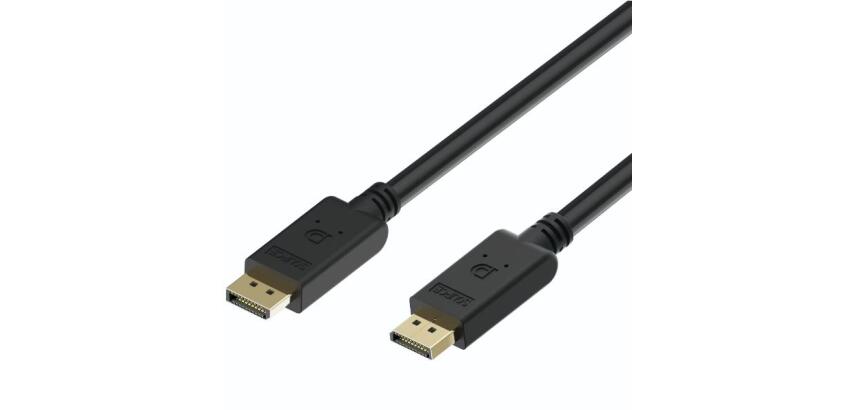 NILOX TECH - Cavo DisplayPort 1.4 20pin, maschio a maschio, risoluzione supportata fino a 8k, lunghezza cavo 2 metri, confezione retail