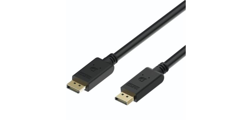 NILOX TECH - Cavo DisplayPort 1.4 20pin, maschio a maschio, risoluzione supportata fino a 8k, lunghezza cavo 2 metri