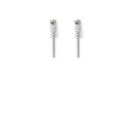 NILOX TECH - Cavo antenna satellitare con connettore F a connettore F, maschio a maschio, lunghezza cavo 5 mt