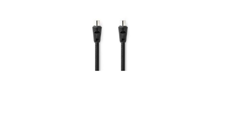 NILOX TECH - Cavo antenna coassiale con connettore RCA a connettore RCA, maschio a femmina B, lunghezza cavo 5 mt