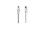 NILOX TECH - Cavo antenna coassiale con connettori F a connettori IEC 169-2, maschio a maschio W, lunghezza cavo 5 mt
