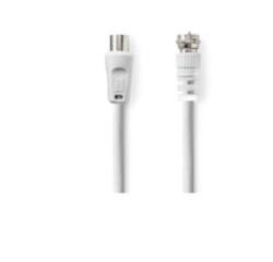 NILOX TECH - Cavo antenna coassiale con connettori F a connettori IEC 169-2, maschio a femmina W, lunghezza cavo 1.5 mt