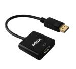 NILOX TECH - Adattatore DisplayPort a HDMI Passivo; Converte un segnale DisplayPort in un segnale HDMI con installazione plug & play