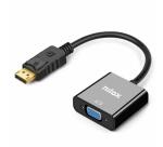 NILOX TECH - Adattatore da DP a VGA-F per dispositivi forniti di connettore DisplayPort a monitor VGA con installazione Plug and Play