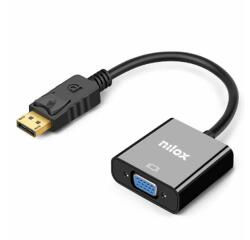 NILOX TECH - Adattatore da DP a VGA-F per dispositivi forniti di connettore DisplayPort a monitor VGA con installazione Plug and Play