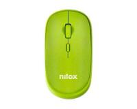 Ratón inalámbrico, 1600 DPI, 4 botones, verde