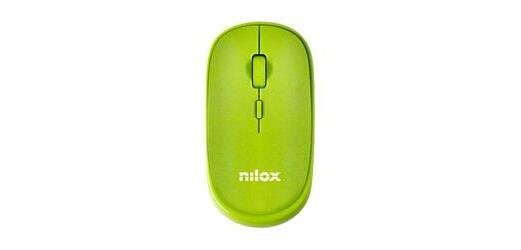 Ratón inalámbrico, 1600 DPI, 4 botones, verde