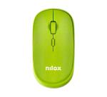 Ratón inalámbrico, 1600 DPI, 4 botones, verde