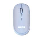 Ratón inalámbrico, 1600 DPI, 4 botones, azul