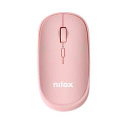 Ratón inalámbrico, 1600 DPI, 4 botones, rosa
