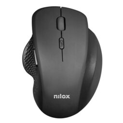 Mouse ergonomico wireless 3200 DPI, 2.4G, Nero - Nilox
