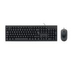 NILOX TECH - Kit Tastiera e Mouse Ottico USB 1000 DPI - Layout Italiano