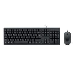 NILOX TECH - Kit Tastiera e Mouse Ottico USB 1000 DPI - Layout Italiano