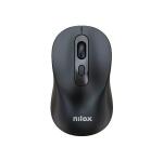 NILOX TECH - Mouse ottico, connessione wireless DUAL (BT 5.2 e Dongle 2.4GHZ), 1600 DPI,ricaricabile tramite porta USB-C, cavo incluso, 4 tasti