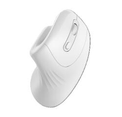 NILOX TECH - Mouse Verticale, connessione wireless con dongle 2.4 Ghz, 3200DPI, 6 tasti con silent click, funziona con pile AA(non incluse)
