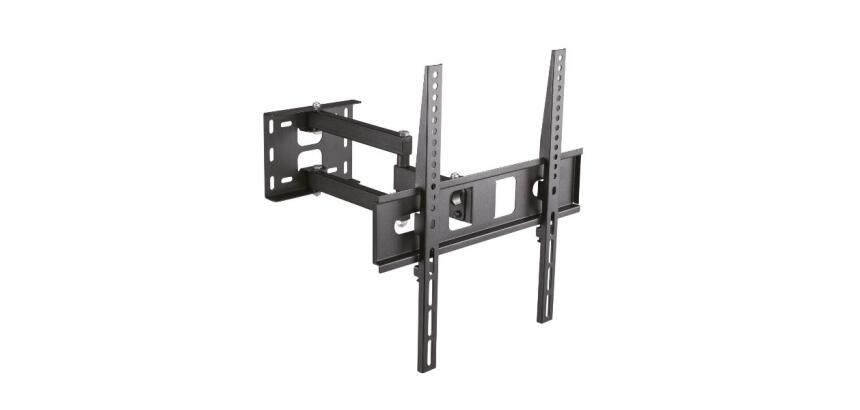 NILOX TECH - Staffa da parte per TV, ideale per schermi LED e curvi, misura dai 32" ai 55", portata massima 35KG, VESA supportati: 200×200, 300×300, 400×200, 400×400