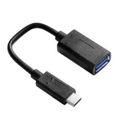 Nilox NX090301127 cable gender changer USB 3.1 C USB 3.0 A Negro