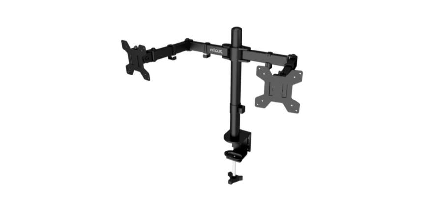 NILOX TECH - Supporto a doppio braccio per Monitor