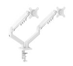 NILOX TECH - Supporto a doppio braccio per monitor da 15” a 32”