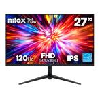 NILOX TECH - Monitor 27" 120Hz/IPS/Multimedia/Full HD/HDMI/VGA/ENERGY STAR