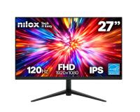 NILOX TECH - Monitor 27" 120Hz/IPS/Multimedia/Full HD/HDMI/VGA/ENERGY STAR