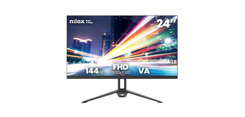 NILOX TECH - Monitor 24" 144Hz/Full HD/HDMI/VGA
