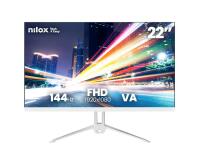 NXM22FHD14411W: NILOX TECH - Monitor 22" 144Hz/Full HD/HDMI/VGA - Bianco