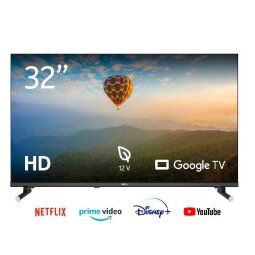 32" HD google TV + alimentazione 12V