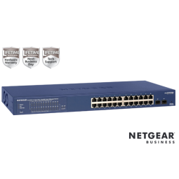 GIGABIT ETHERNET SMART POE+ 24 PORTE POE+ IN RAME E 2                 PORTE SFP DEDICATE PER GLI UPLINK