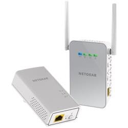 Kit Powerline AV 1000 Ethernet Bridge con Access Point WiFi  per estendere la vostra rete a 1 Gbps con Homeplug AV2. Il kit è composto