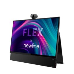 FLEX 27  CAPACITIVE INTERACTIVE 4K TOUCH DISPLAY  4K CAMERA  2.1 / 20 WATT SOUND SYSTEM  8 MICROPHONE