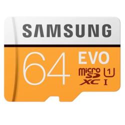 MICRO SD EVO CAPACITÀ 64GB XC  CLASSE UHS-I GRADO 1                   FINO A 100 MB/S