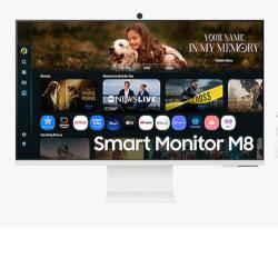 S32FM801 Smart Monitor, UHD con USB-C, Slim Fit Camera, Speaker e Telecomando