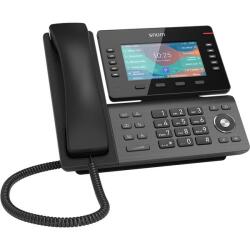 SNOM D865 DESK TELEPHONE 5 HIGH-RESOLUTION COLOR DISPLAY GIGABIT IPV6 SWITCH USB PORT 9BLF W/4 PAGES (36) WIFI BLUETOOTH 12 SIP IDENTITIES