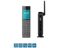 00007006 - Snom HM201, 1-Line Hidden Base + C3416HC Colour Screen Handset, (for up to 4 handsets per unit is possible)