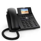 4390 - Snom D335 IP Desk Phone: 12 SIP accounts, 2 PoE Gigabit ports, 32 self labeling function keys