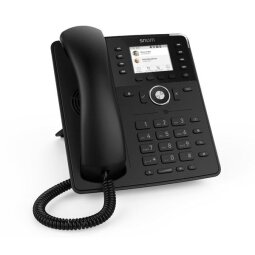 00004389 - TELEFONO SNOM D735 W/O PS BLACK