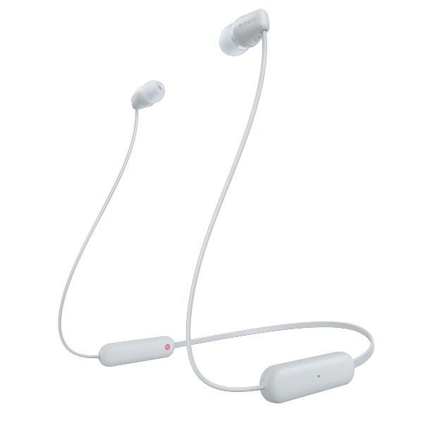 Sony WI-C100 Auricolare Wireless In-ear Musica e Chiamate Bluetooth Bianco