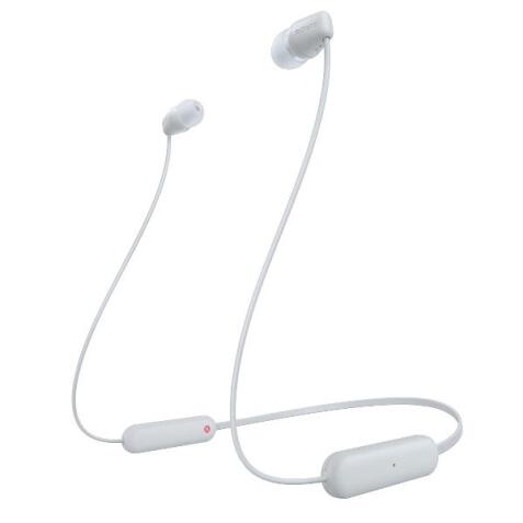 Sony WI-C100 Auricolare Wireless In-ear Musica e Chiamate Bluetooth Bianco