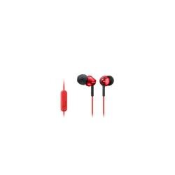 IN EAR CON MICROFONO CON DRIVER DA 9 MM  RISPOSTA IN FREQUENZA        5-24.000HZ COLORE ROSSO.