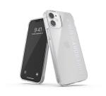 SUPERDRY - Cover trasparente con logo Superdry colore argento bordi rialzati compatibile con Apple iPhone 12 Mini